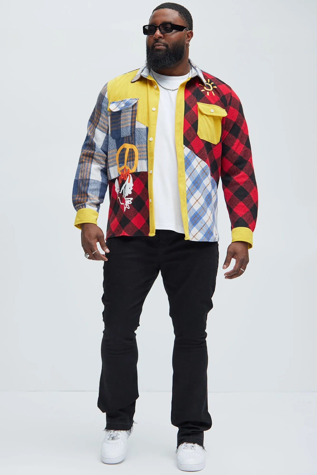 All We Trust Flannel - Multi Color