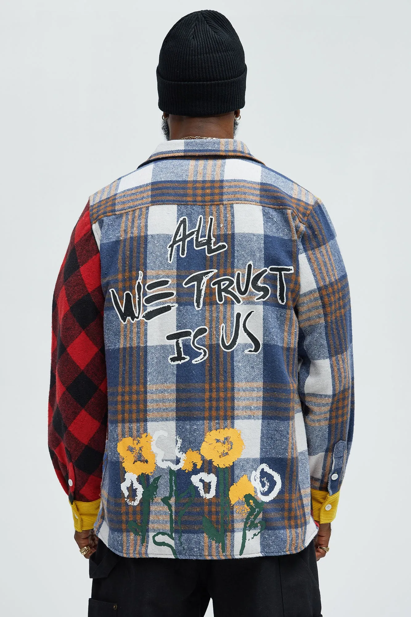 All We Trust Flannel - Multi Color