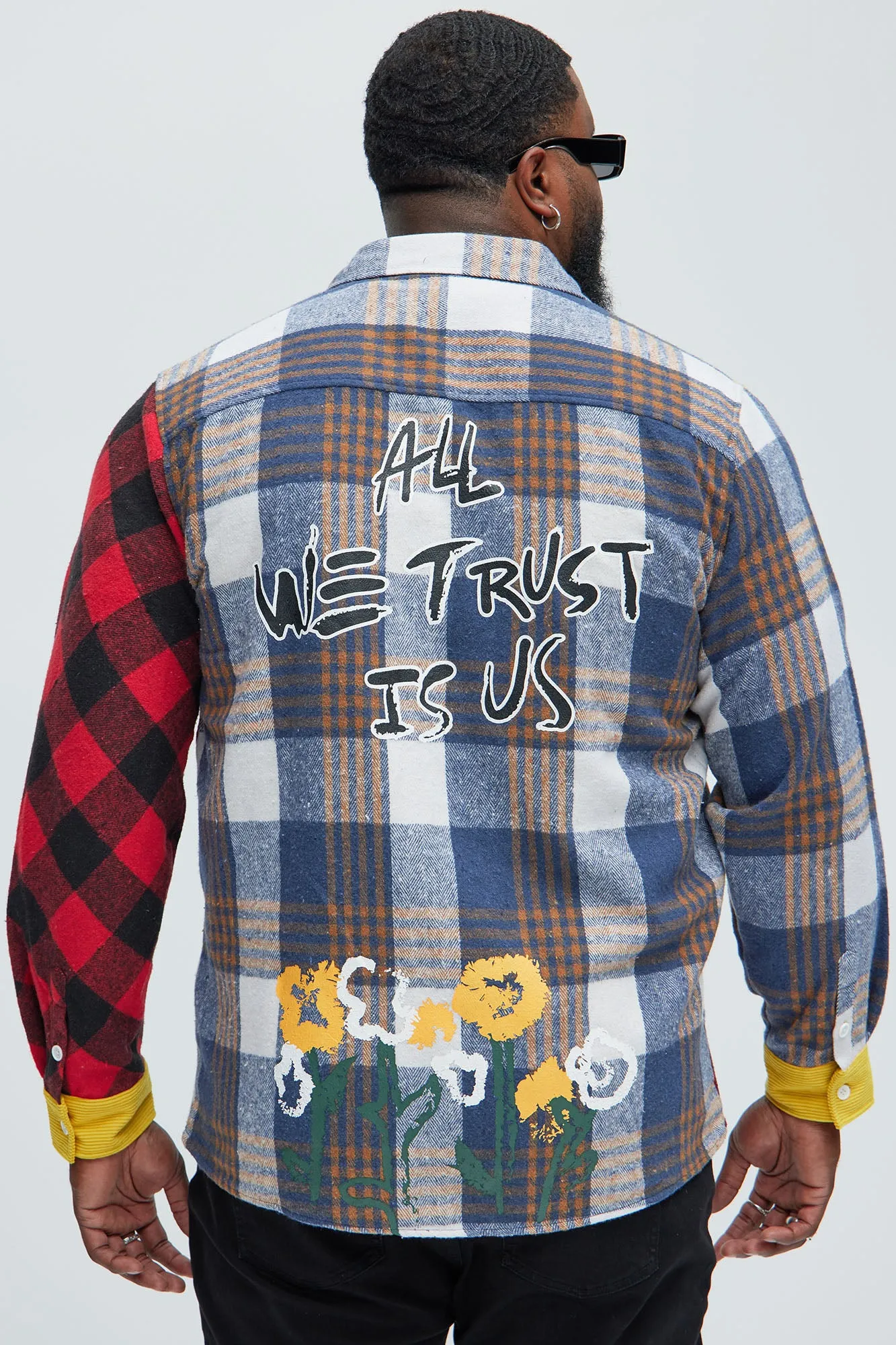 All We Trust Flannel - Multi Color