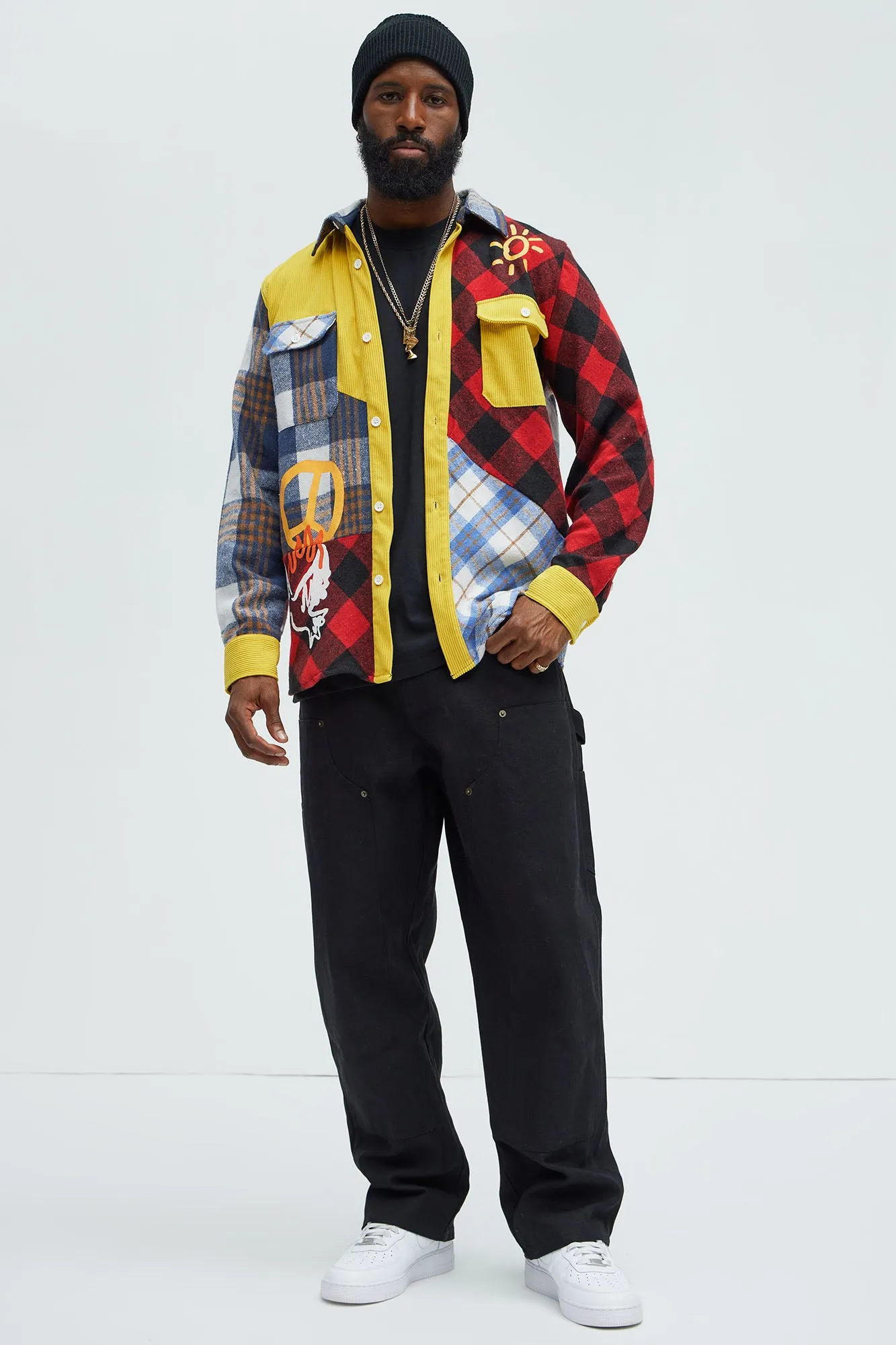 All We Trust Flannel - Multi Color