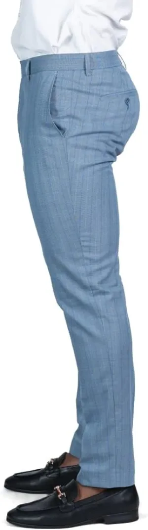 AZAR MAN Slim Fit Slacks Pinstripe Men's Dress Pants 7918