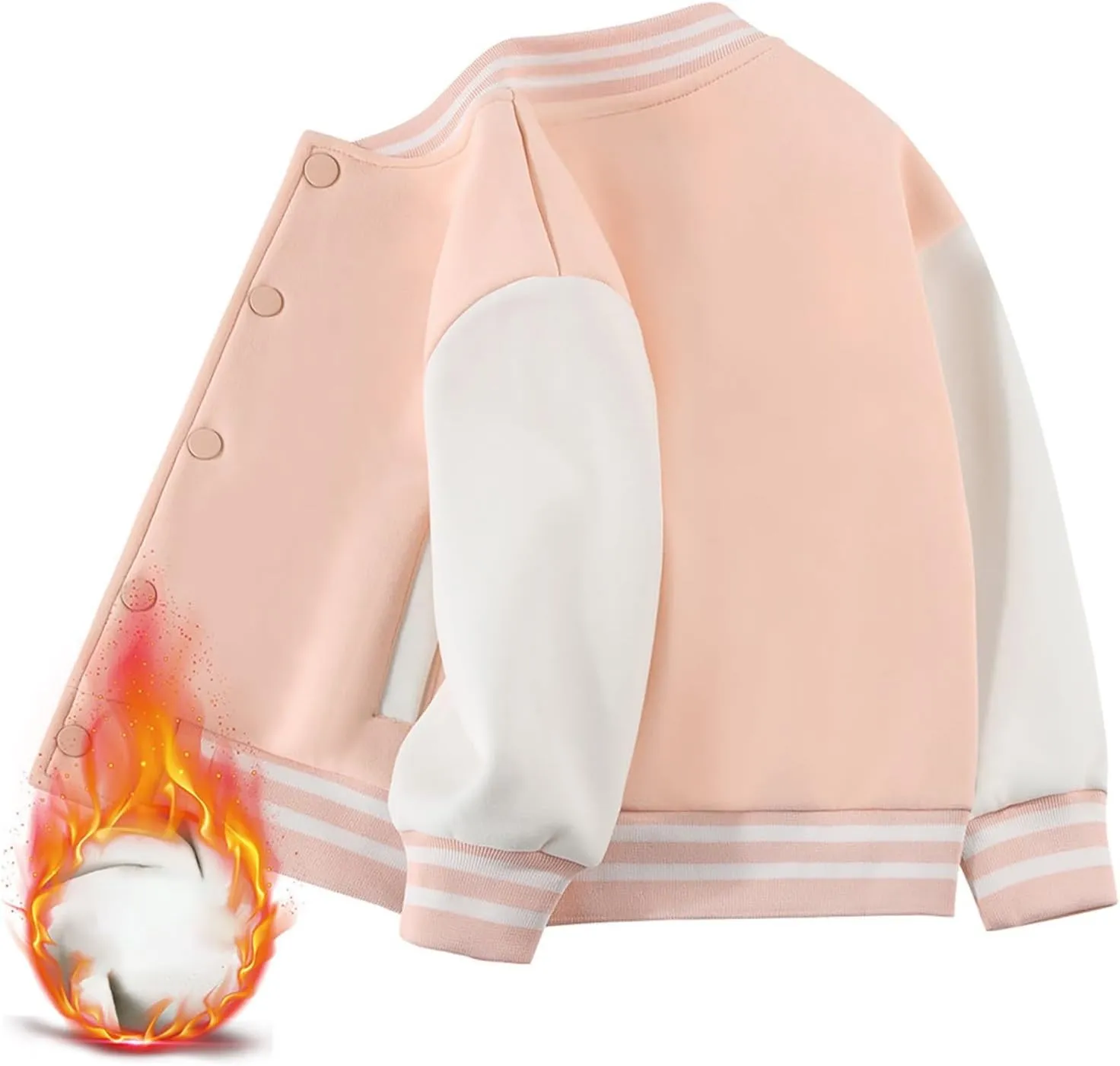 Baby Boy Spring Coat Little Kid Baseball Cardigan Jacket Kids Unisex Boys Varsity Baseball Bomber