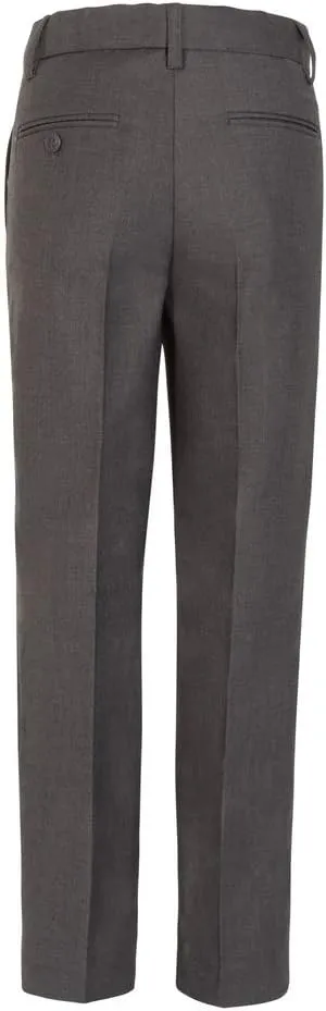Boys Dress Pants Flat-Front - Slim fit Dress Slacks