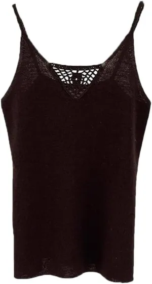 Camisole Tops for Women Tank Top for Women Wool Cami Top for Women Shirt