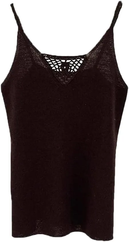 Camisole Tops for Women Tank Top for Women Wool Cami Top for Women Shirt