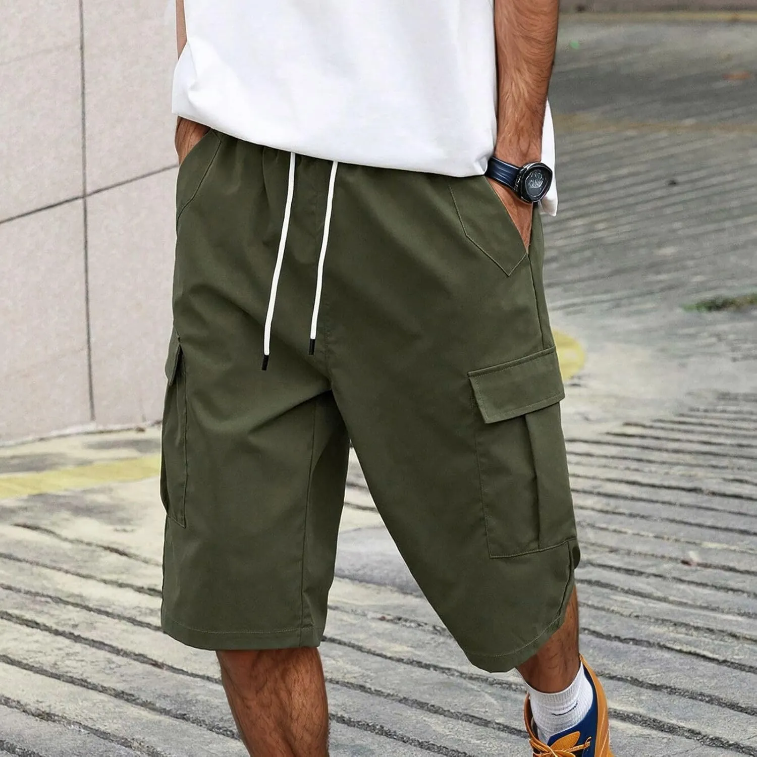 Cargo Sweatpants for Men Slacks Hiking Beach Stretch Joggers Thermal Slim Fit Body Yoga Wide Leg Leather Basketball