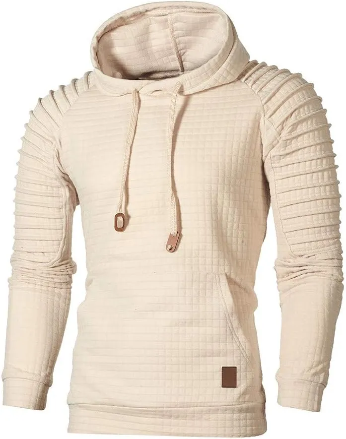 Casual Pullover Hoodie Men'S Fall Long Sleeved Hoodie Hooded Sweatshirt Tops Outdoor Sweatshirt Shirt Long Sleeve