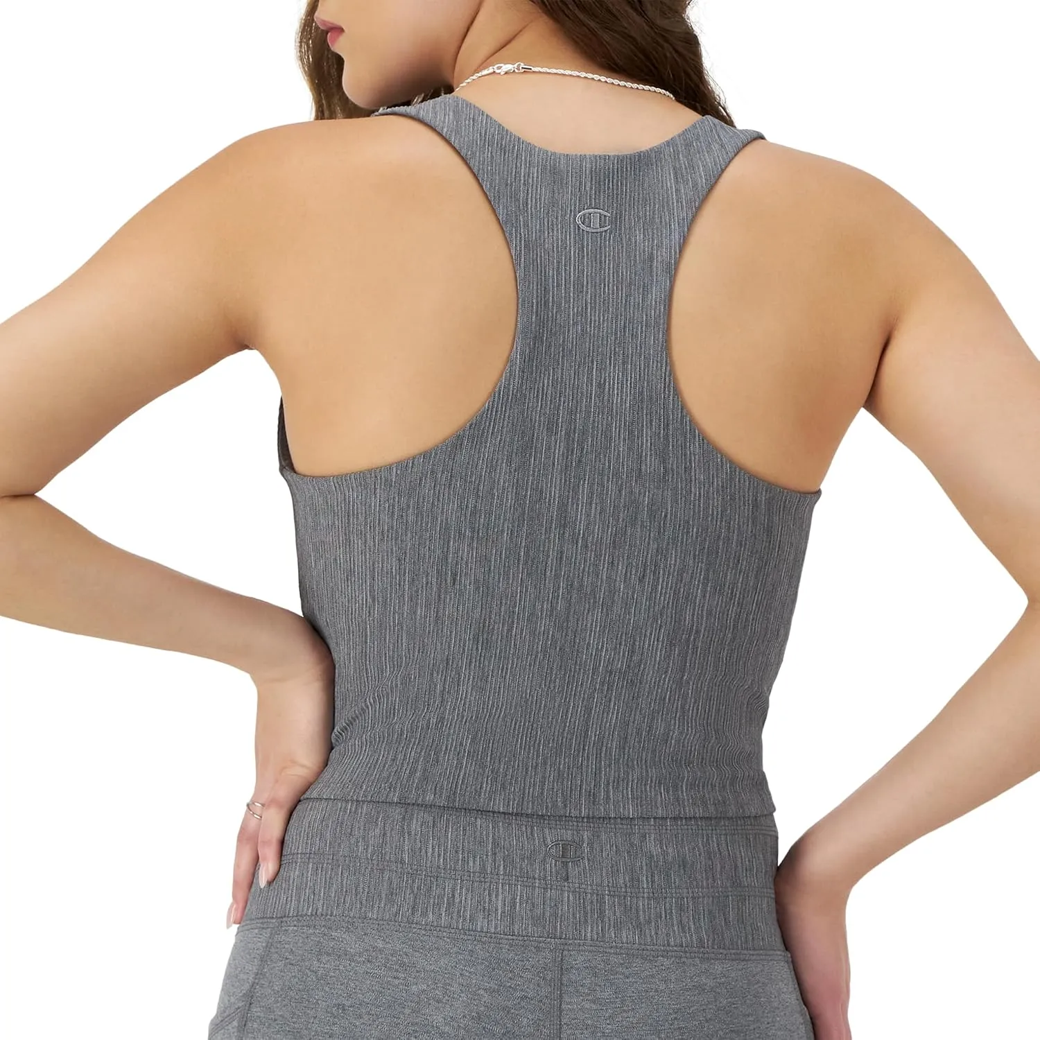 Champion Women'S Crop Top, Soft Touch, Moisture Wicking, Ribbed Cropped Top For Women