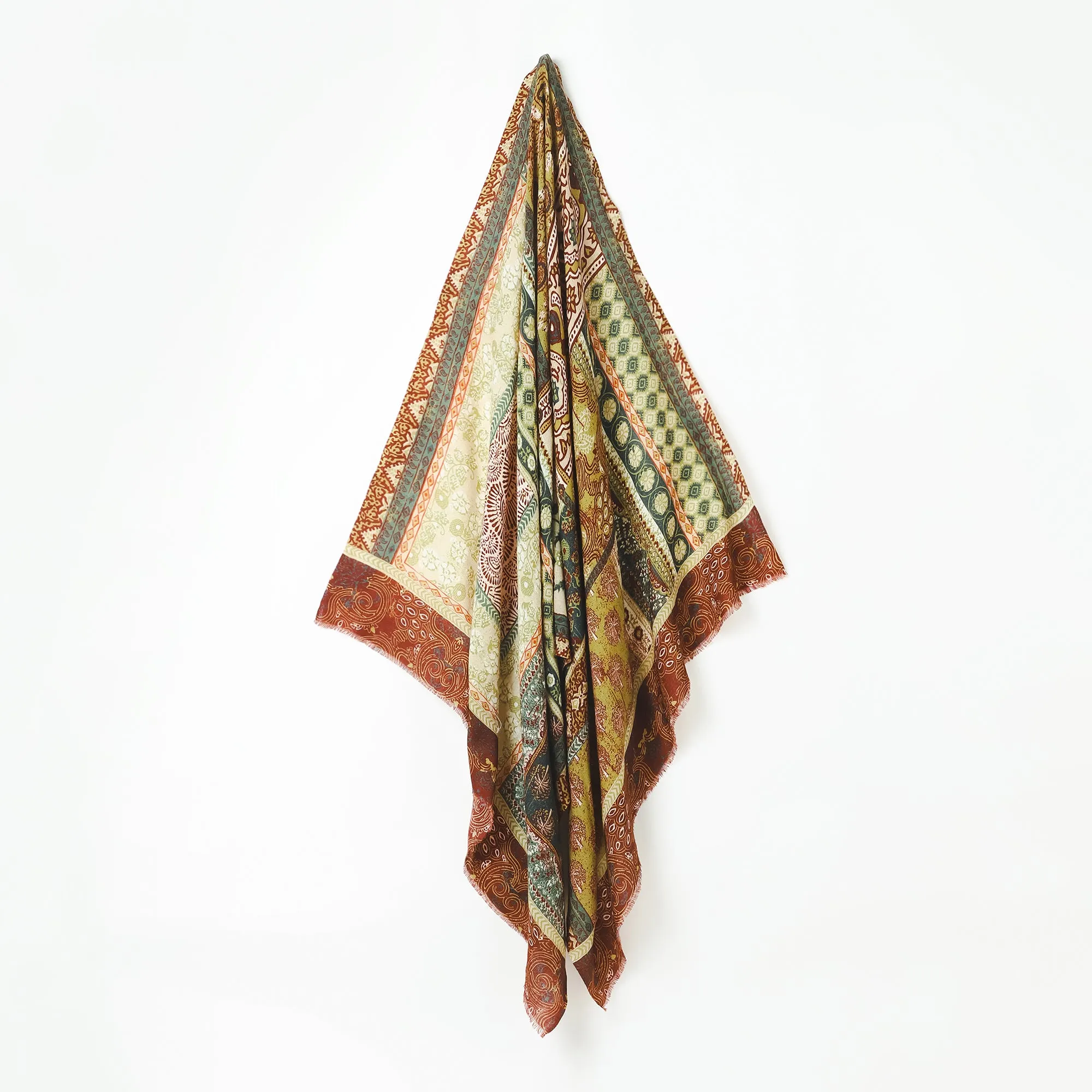 Charming Blocks Wrap - Avocado