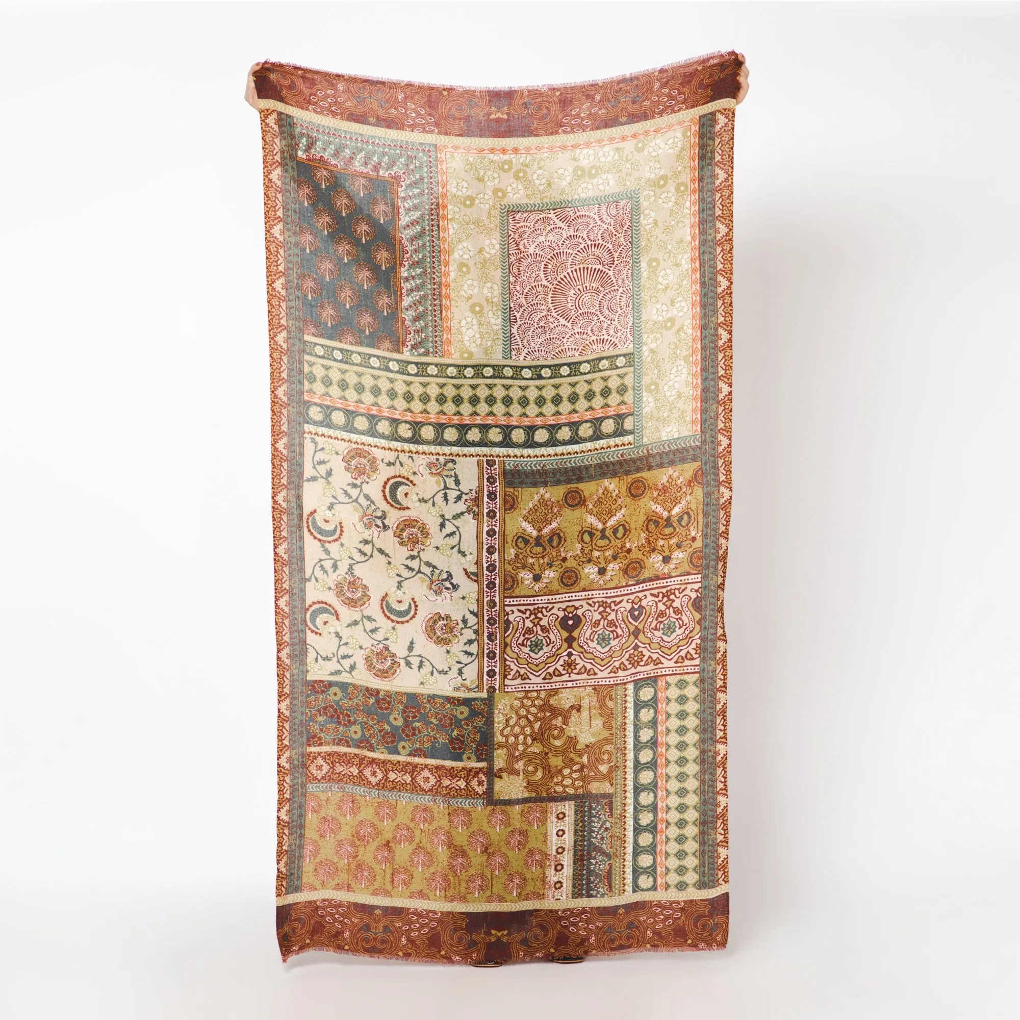 Charming Blocks Wrap - Avocado