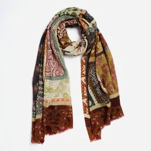 Charming Blocks Wrap - Avocado
