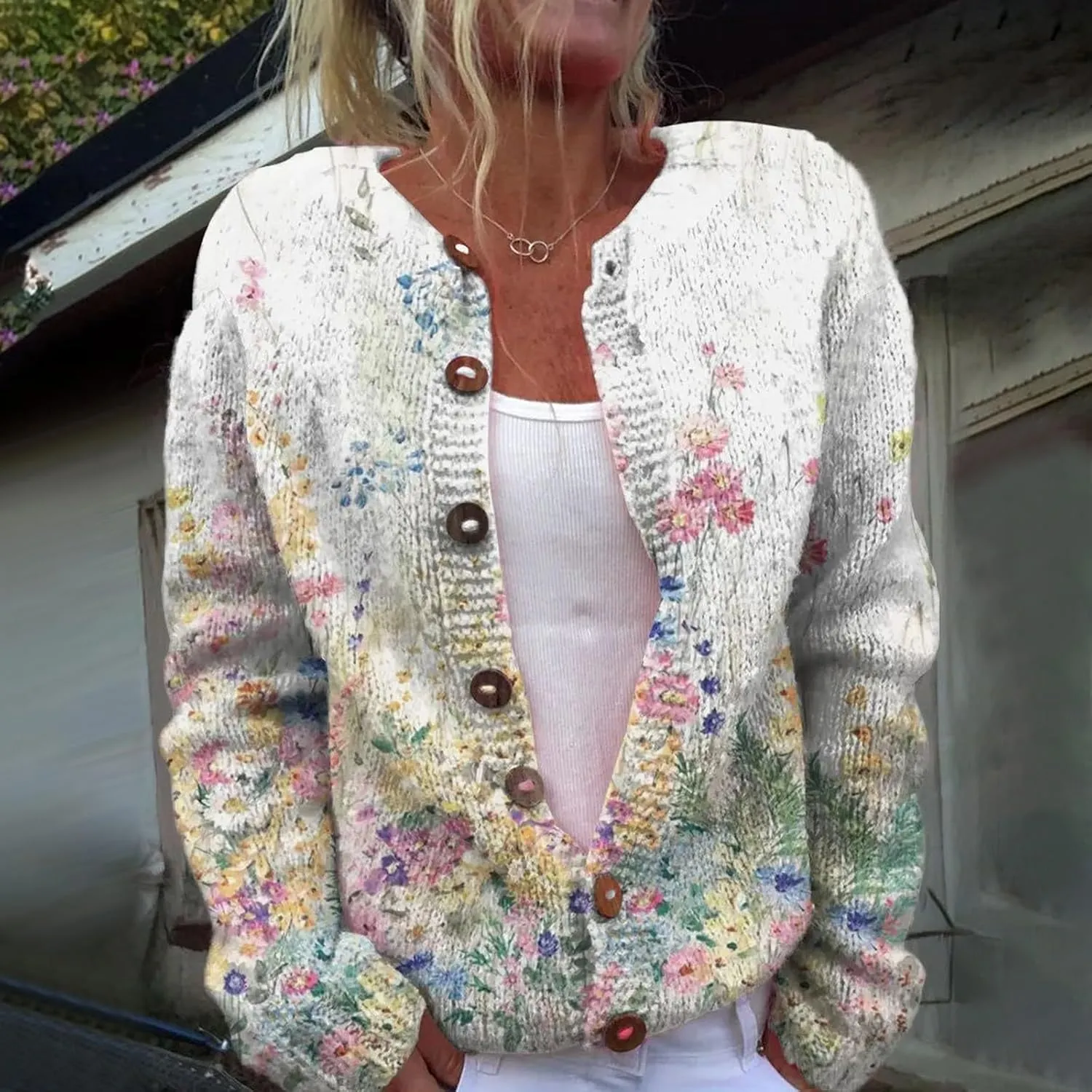 Christmas Sweaters For Women Warm Open Front Cardigan Comfy Knit Sweater Fall Outfits Long Sleeves Sweater Jacket