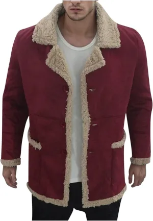 Coats for Men Cotton padded Jacket Lapel Collar Knitted Button Sweater Coat Casual Men's Thicken Warm Winter Coats