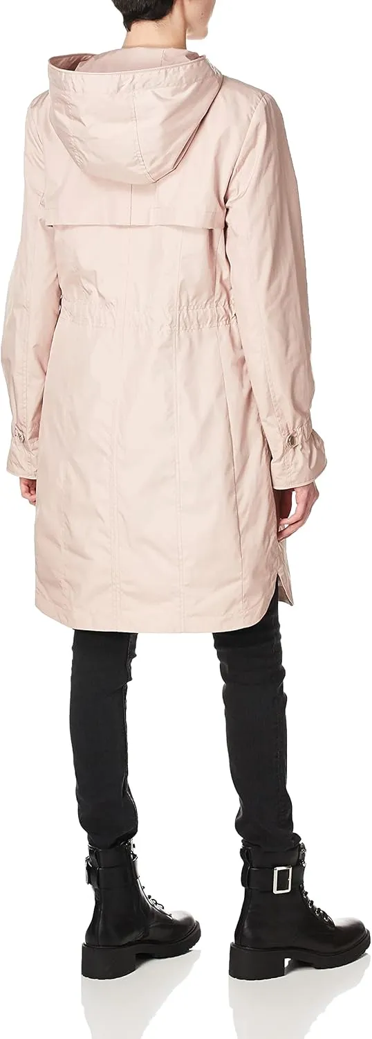 Cole Haan Women's Hooded Anorak Rain Coat