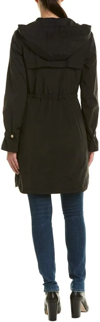Cole Haan Women's Hooded Anorak Rain Coat