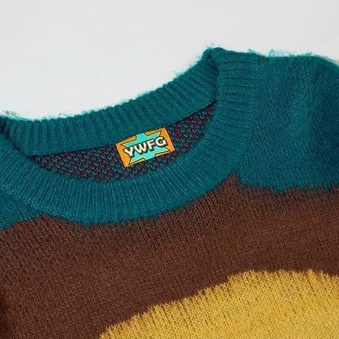 Cute Grunge Sweaters Women Girls, Y2K Harajuku Long Sleeve JK Sweater Pullover Knitted Casual Oversized Casual Jumper