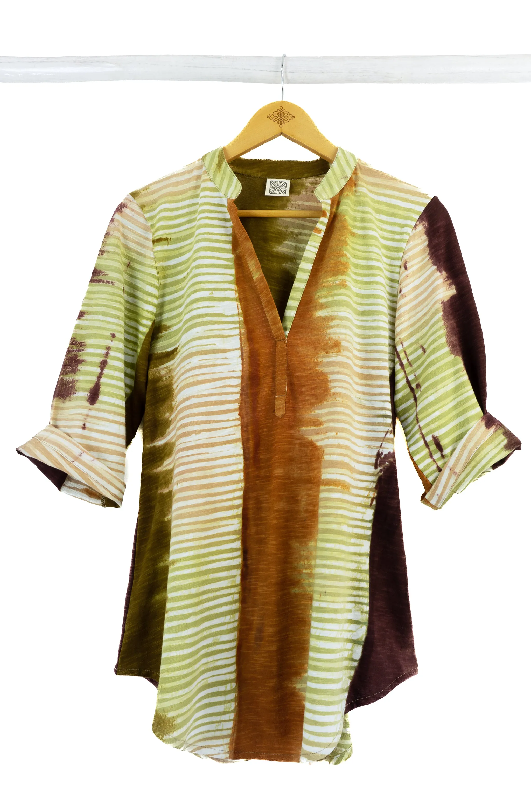 Deep V Tunic - 1048 - Vibras - Tierra
