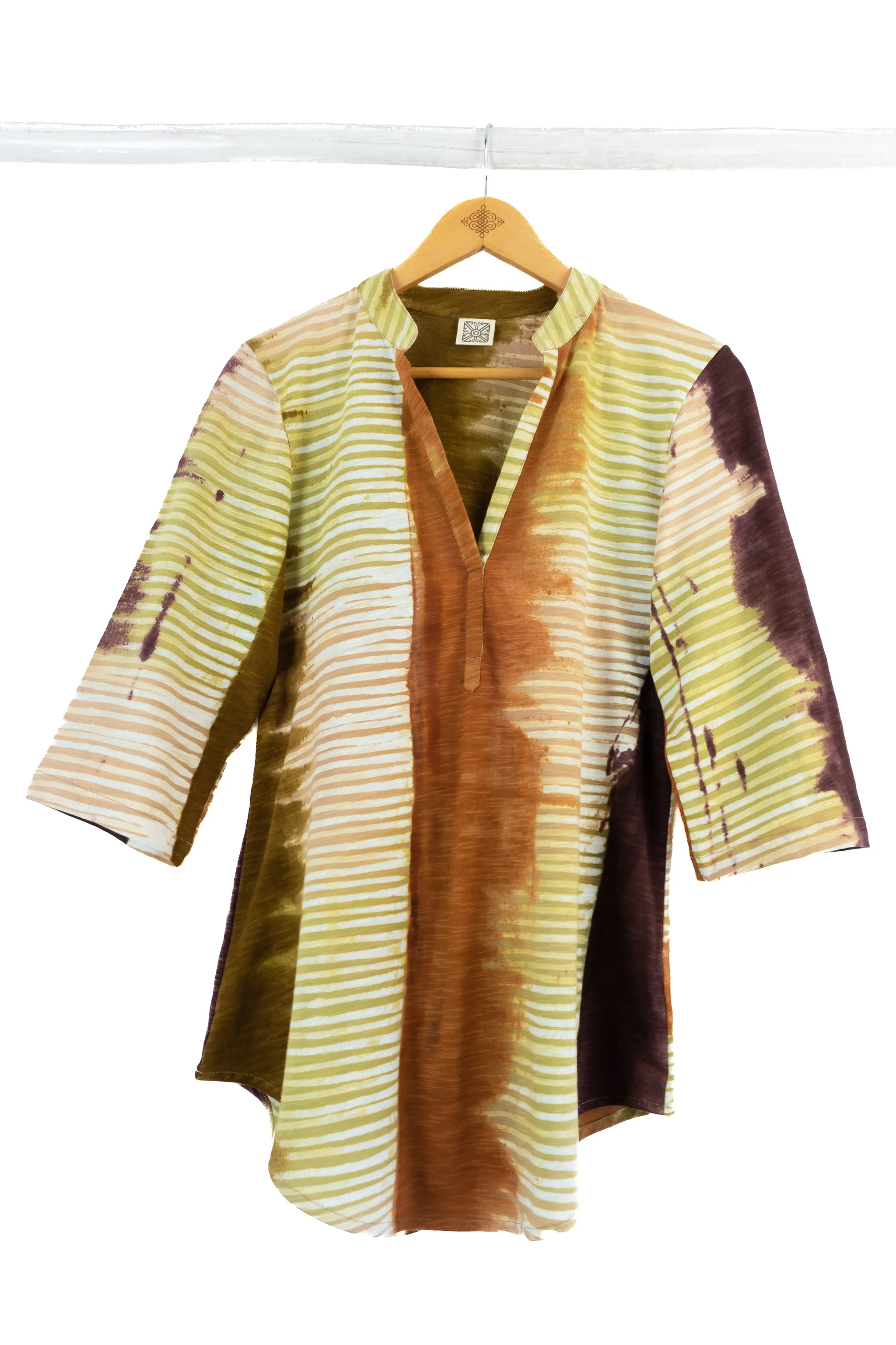 Deep V Tunic - 1048 - Vibras - Tierra