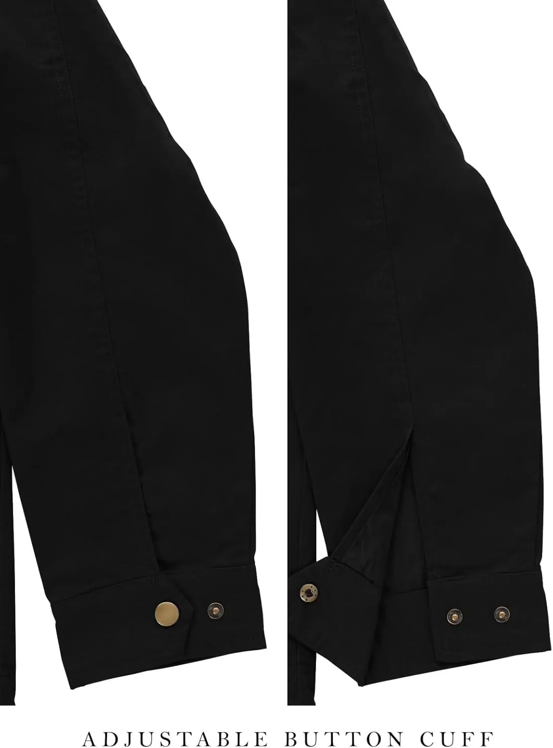 Design by Olivia Women's Military Anorak Safari Hoodie Jacket