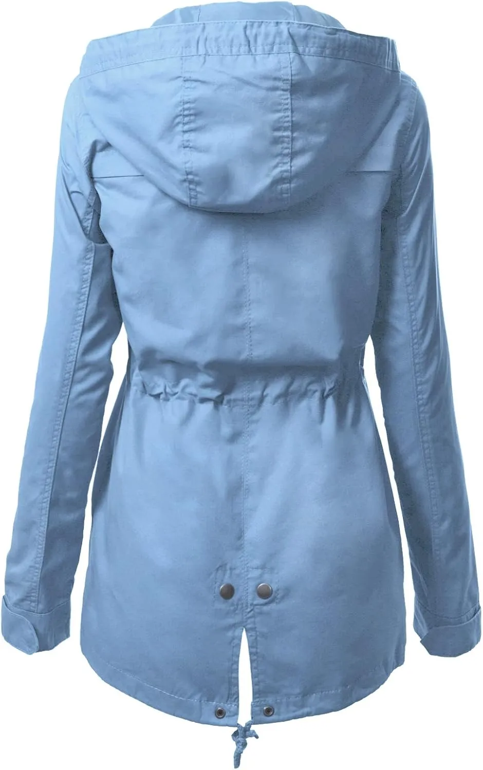 Design by Olivia Women's Military Anorak Safari Hoodie Jacket