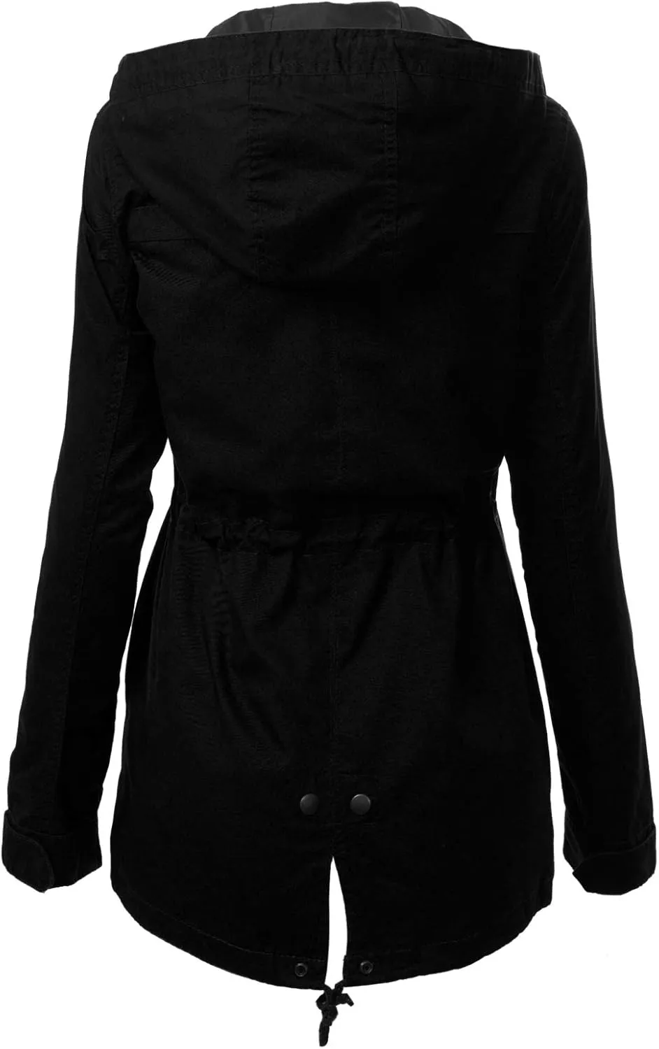 Design by Olivia Women's Military Anorak Safari Hoodie Jacket