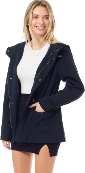 Design by Olivia Women's Military Anorak Safari Hoodie Jacket