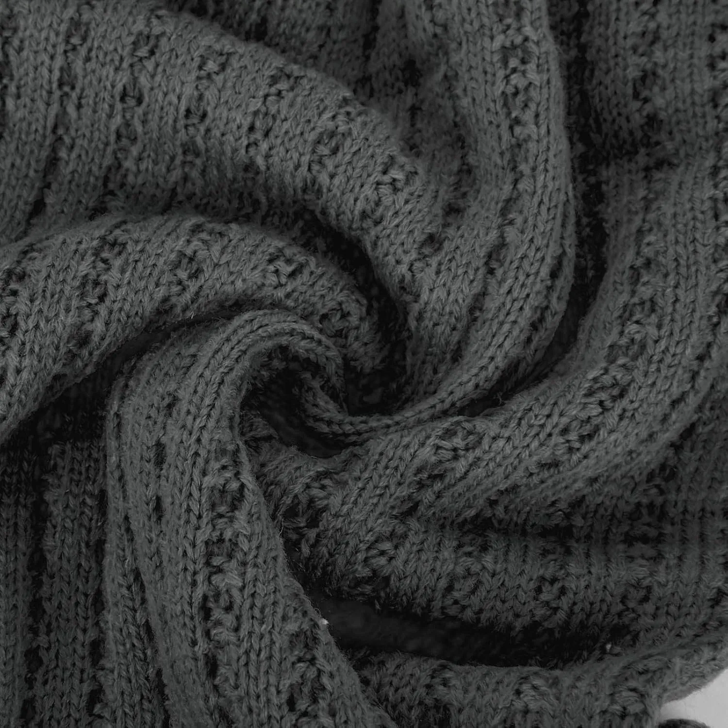 Dgoopd Mens Long Sleeve Cardigan Sweater Casual Shawl Collar Buttons Down Cable Knit Sweater Solid Color Winter Sweater