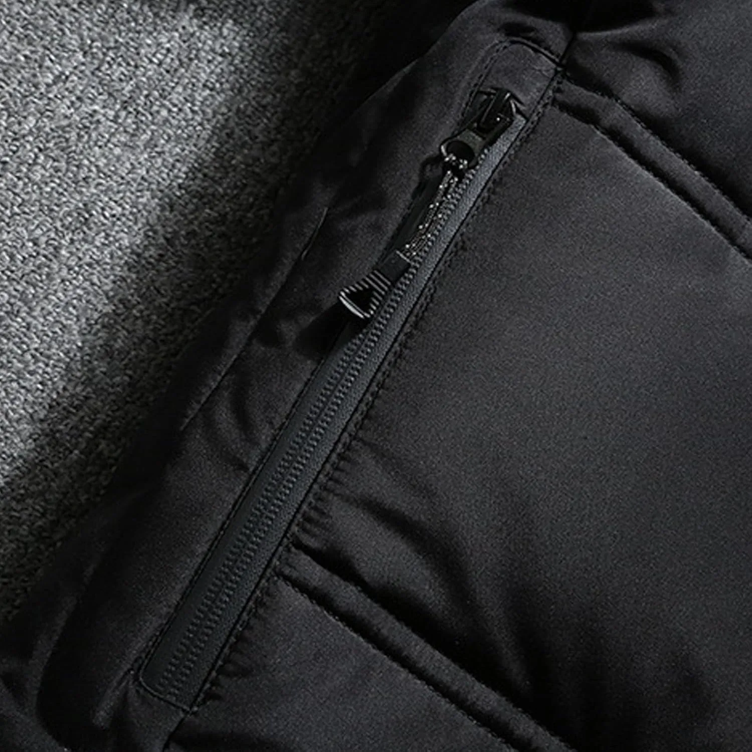 Down Winter Coats for Men Waterproof Hooded Puffer Jacket Cotton Padded Warm Outerwear with Pockets