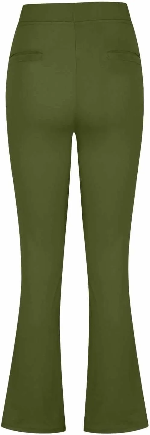 Dress Pants Women Business Casual Work Pants Women 2025 High Waist Stretchy Trousers Pull on Office Slacks Bottoms