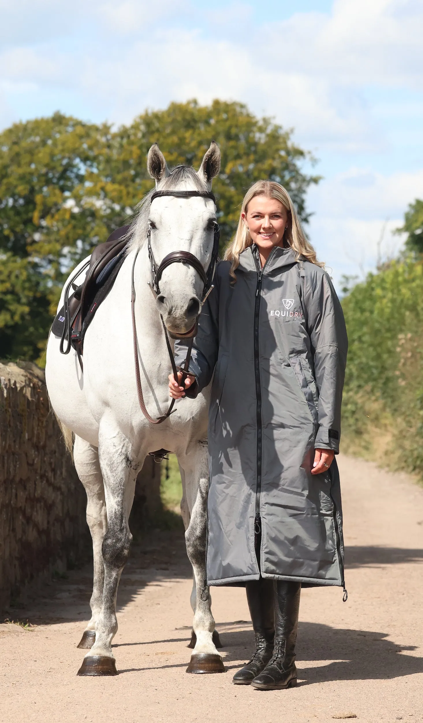 EQUIDRY | All Rounder Original Women's | Charcoal/Pale Pink