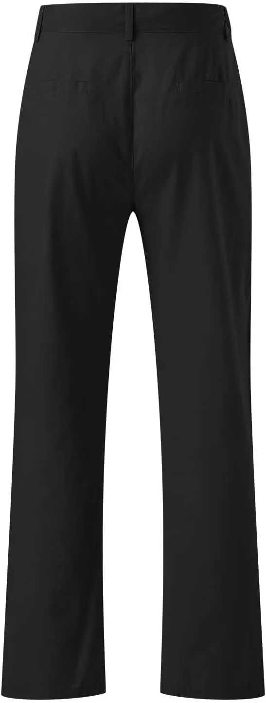 evzosrz Men's Casual Linen Pants Solid Loose Fit Fall Spring Trousers Lightweight Beach Yoga Pajamas Bottoms with Pockets