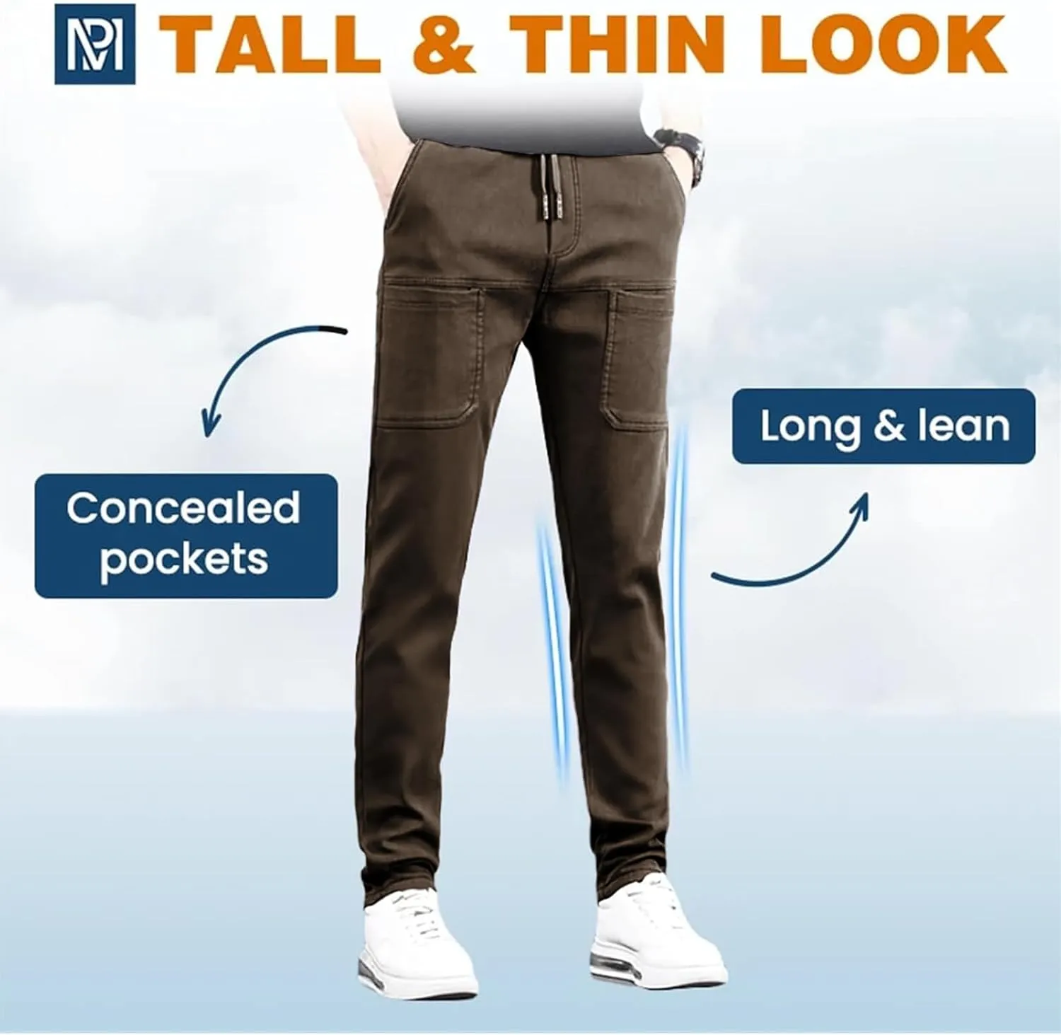 evzosrz Mens Summer Cargo Pants, Straight High Stretch Solid Waterproof High Stretch Comfy Casual Trousers with Multi-Pockets
