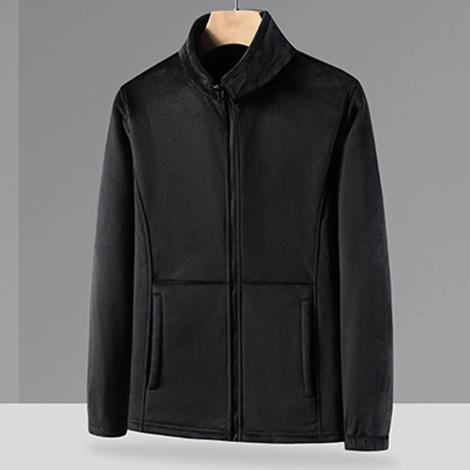 Finelylove Men's Waterproof 3 in 1 Ski Jacket Warm Fleece Lined Winter Snow Coat Windproof Hooded Raincoat Heavyweight