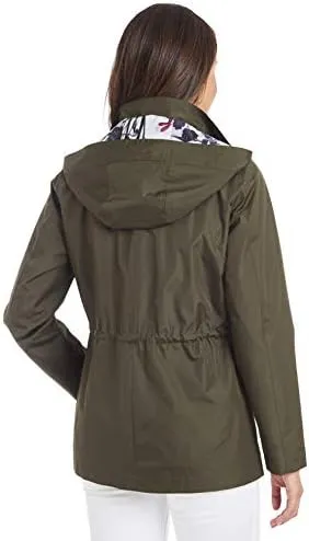Fleet Street Ltd. Women's 33" Anorak Raincoat W/Removable Hood