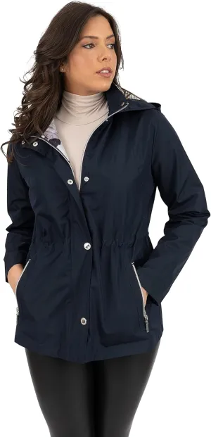 Fleet Street Ltd. Women's 33" Anorak Raincoat W/Removable Hood