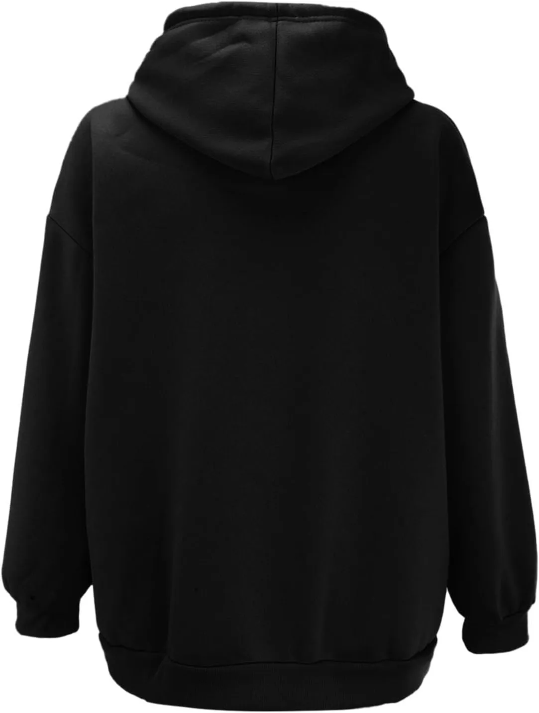 fuzzy jackets for women Women's Fall Jacket Oversized Pocket Sweatshirt Casual Drawstring Clothing Zipper