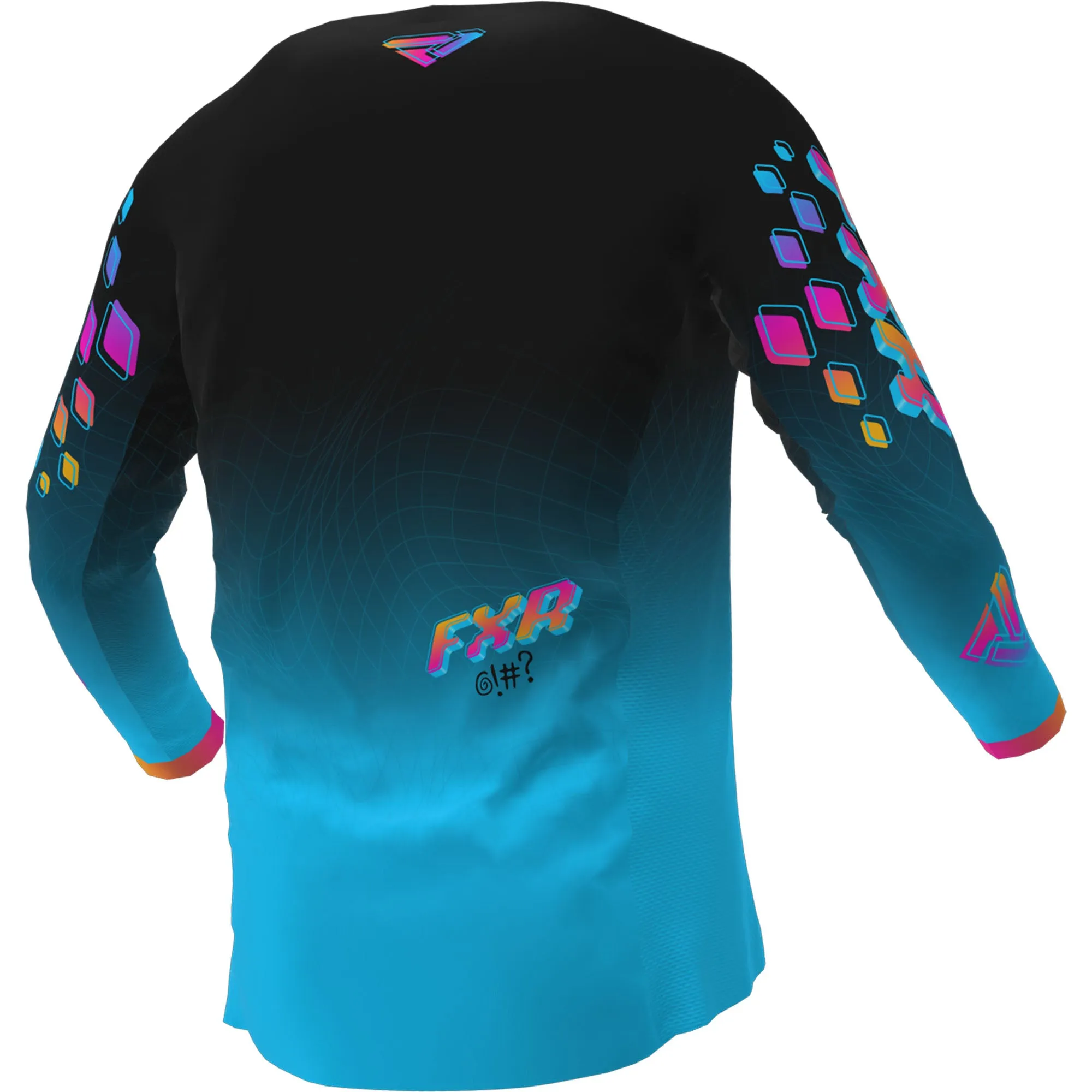 FXR  Youth Podium MX Jersey Mad Skills Lightweight Slim Fit Design Drop-Tail Hem