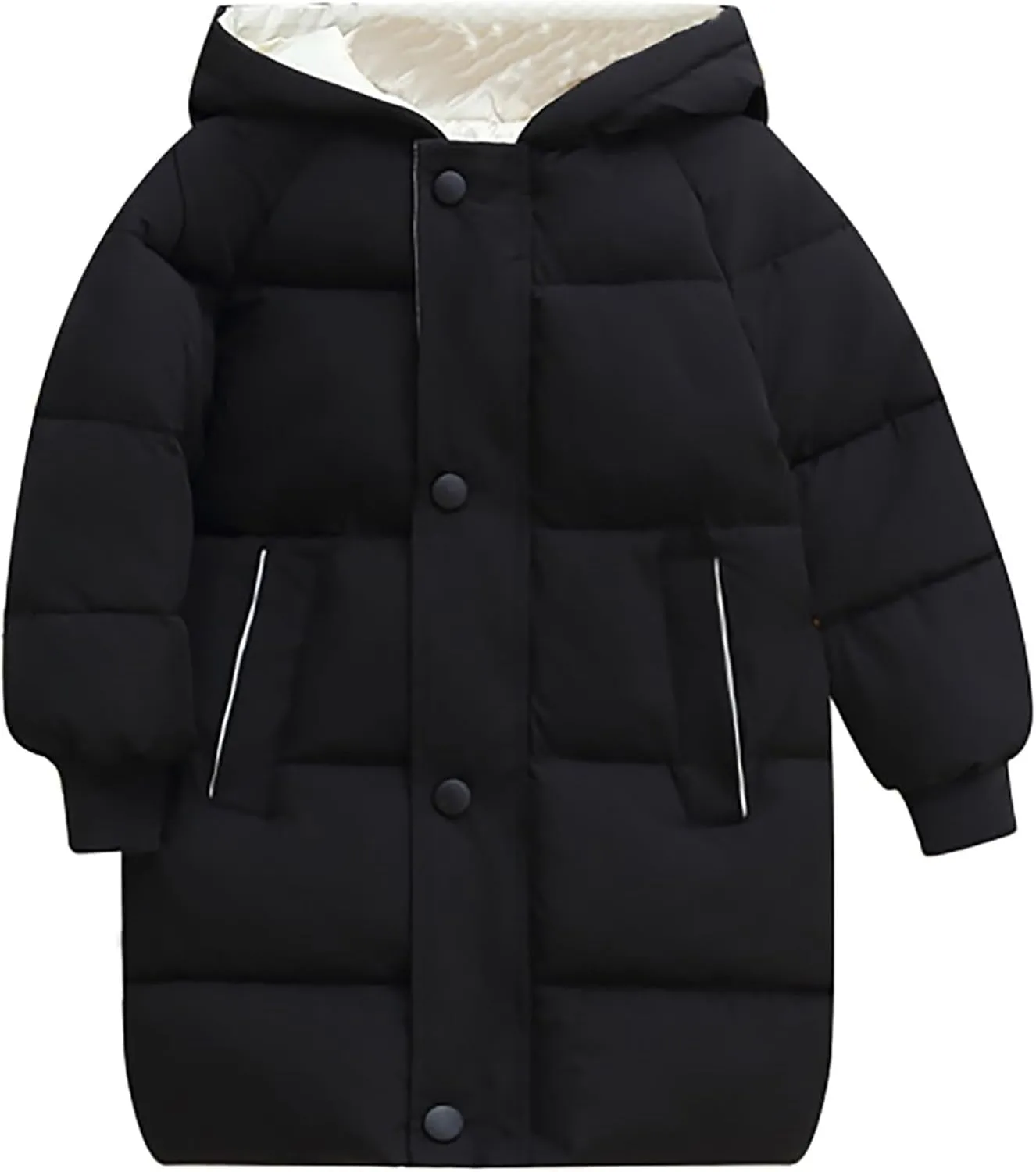 Girls Winter Coats Size 8 Children's Down Padded Jacket Long Cotton Padded Jacket Baby Children's Big Girls Ski Jacket