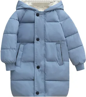 Girls Winter Coats Size 8 Children's Down Padded Jacket Long Cotton Padded Jacket Baby Children's Big Girls Ski Jacket