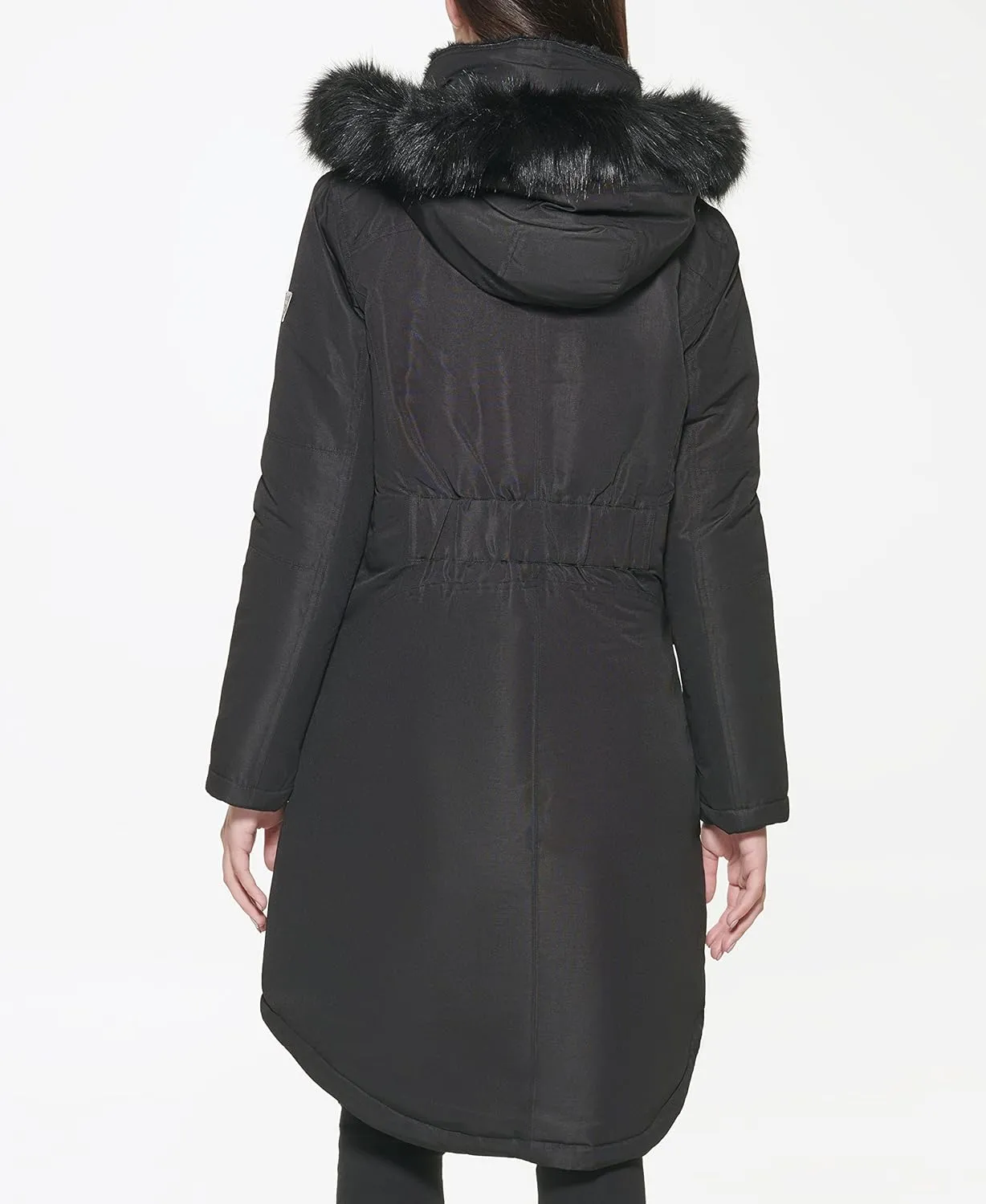 GUESS Women's Long Anorak Coat