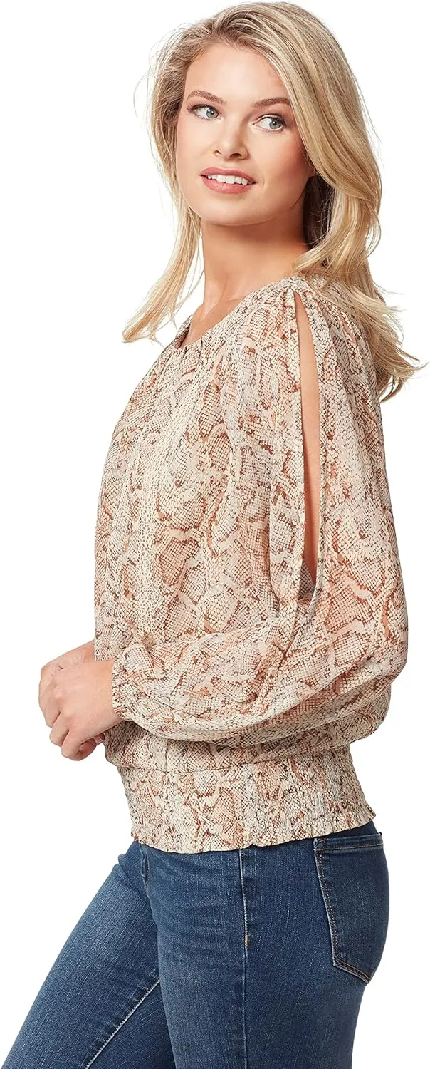 Jessica Simpson Women's Caroline Smocked Waist Top
