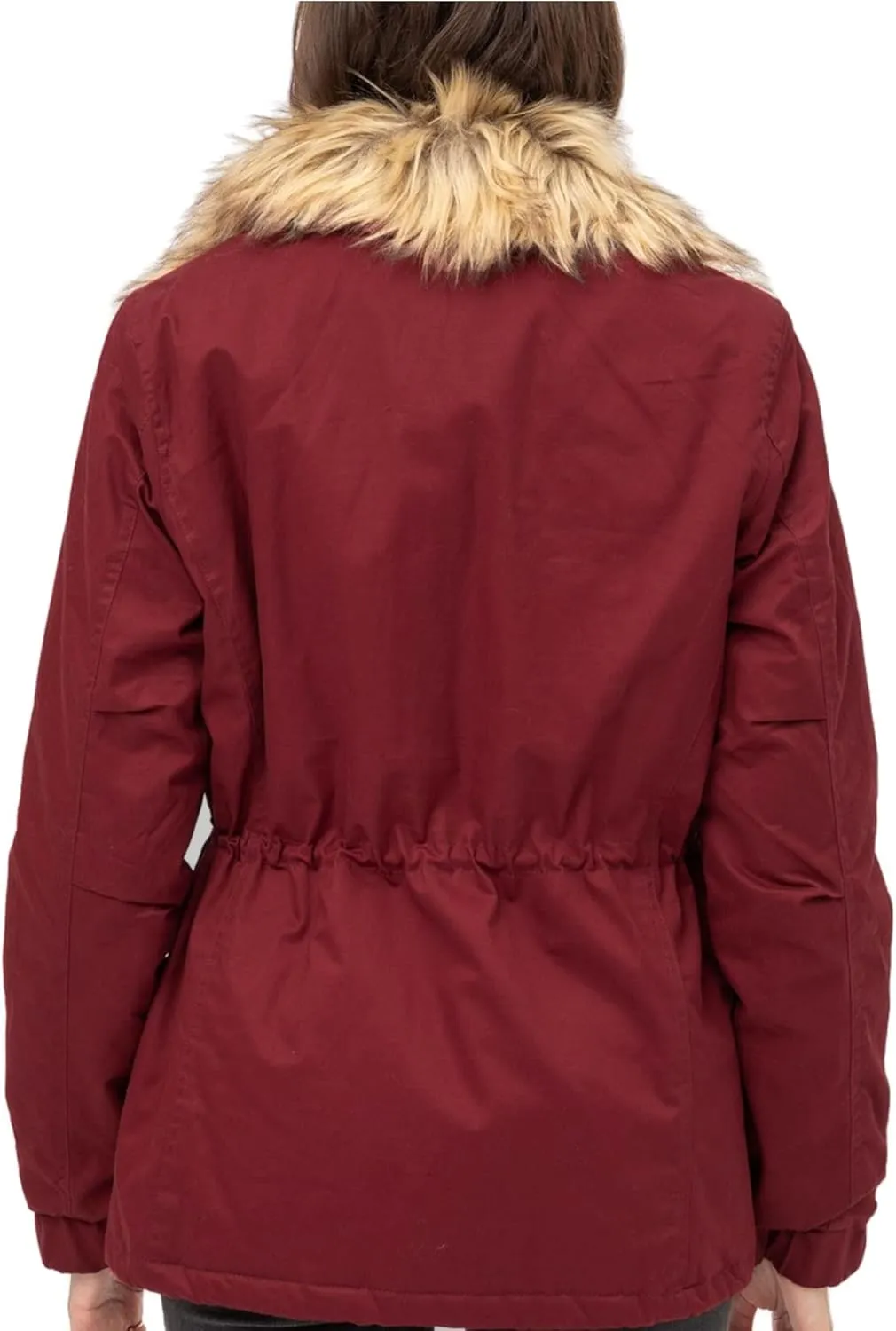 KOGMO Womens Military Anorak Safari Jacket with Pockets