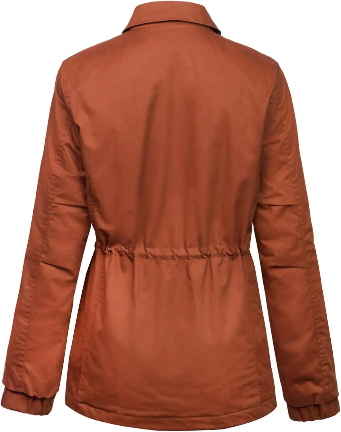 KOGMO Womens Military Anorak Safari Jacket with Pockets