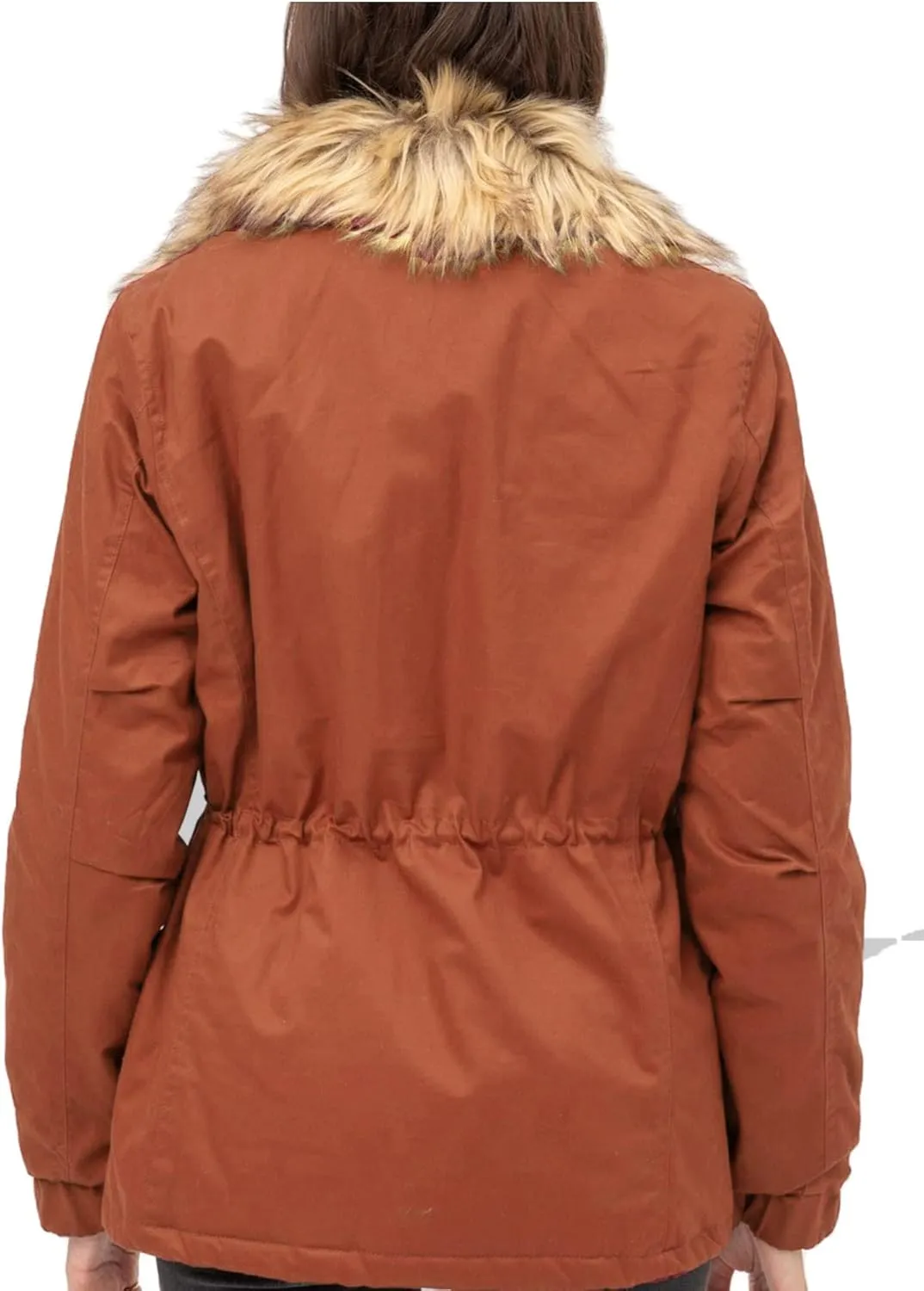 KOGMO Womens Military Anorak Safari Jacket with Pockets