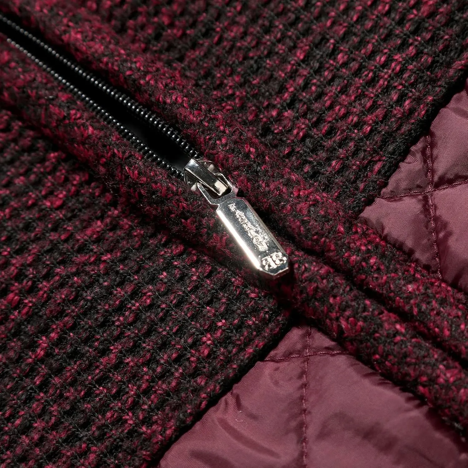LCMTWX Men's Thicken Warm Winter Coat Stand Collar Knitted Splice Sweater Coat Casual Cardigan Stylish Outwear Winter