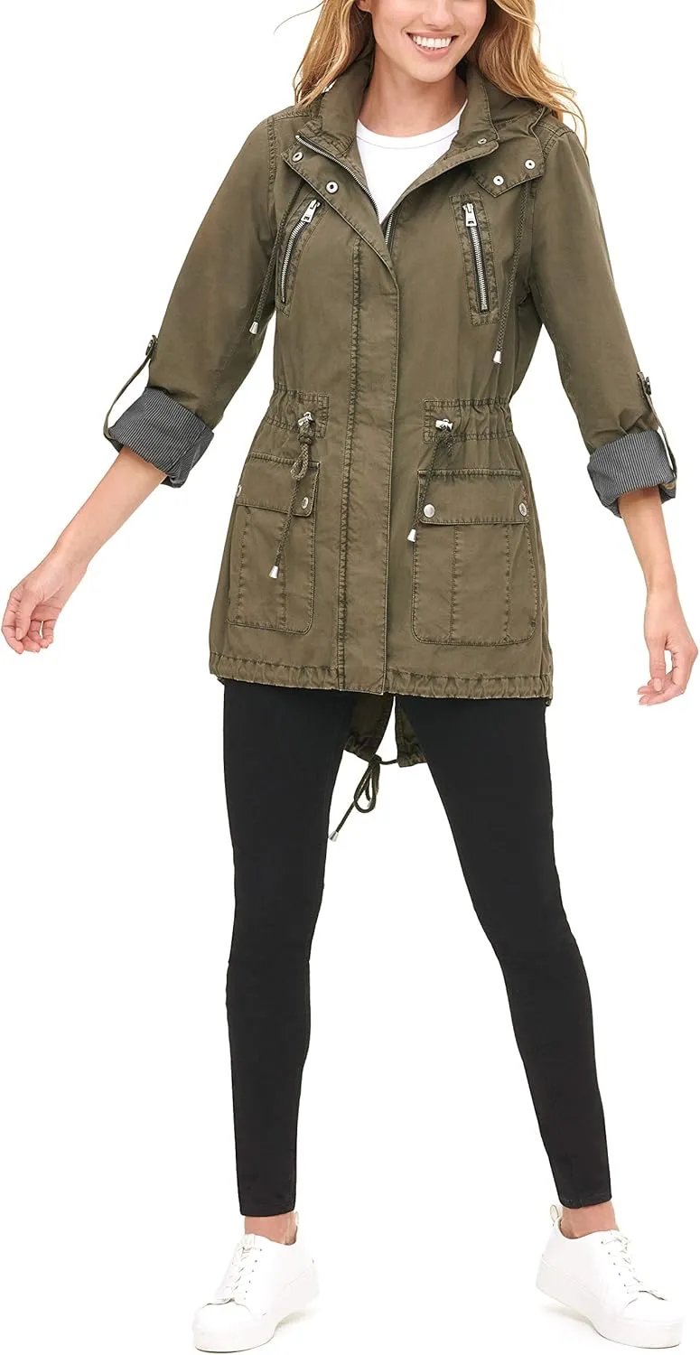 Levi's Women's Cotton Hooded Anorak Jacket (Standard & Plus Sizes)