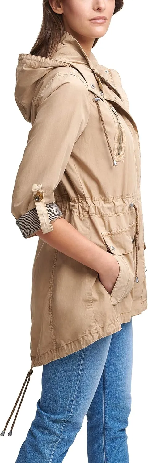 Levi's Women's Cotton Hooded Anorak Jacket (Standard & Plus Sizes)