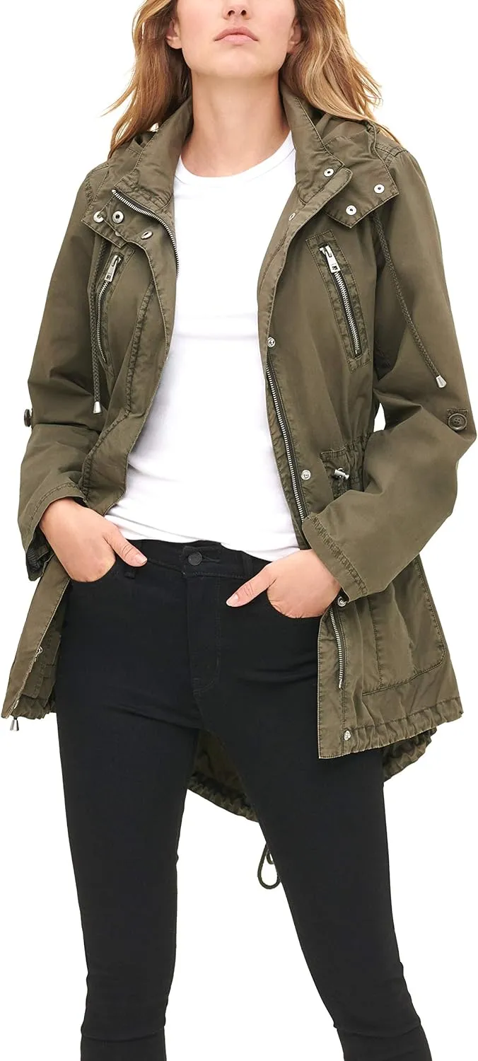 Levi's Women's Cotton Hooded Anorak Jacket (Standard & Plus Sizes)