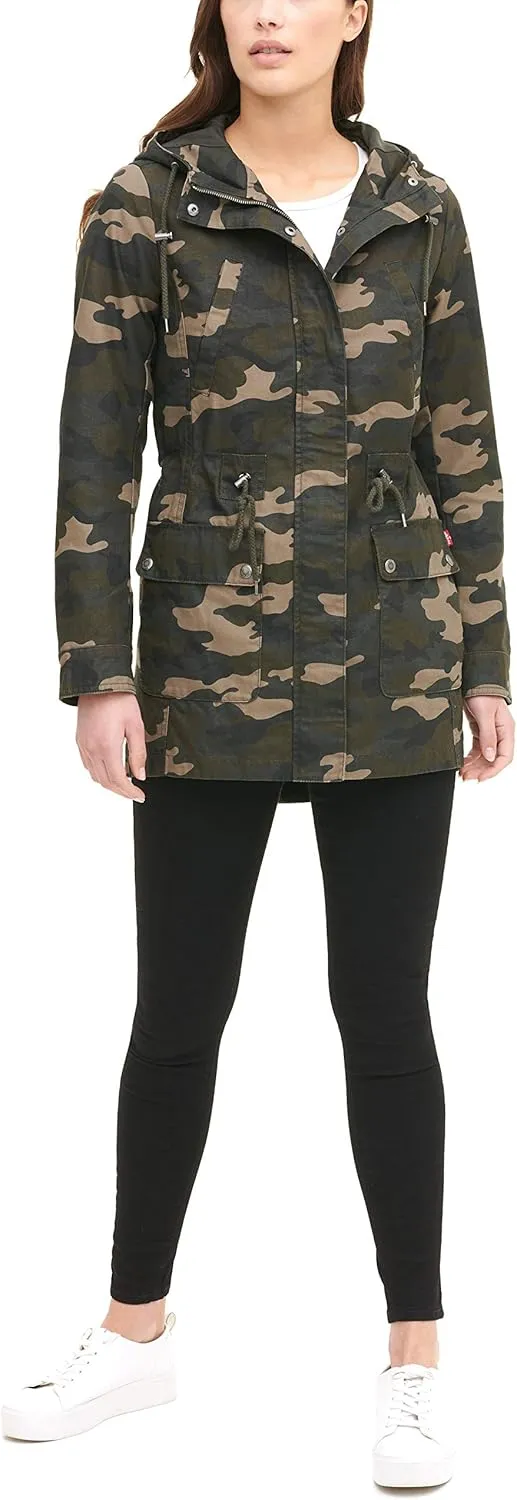 Levi's Women's Cotton Hooded Anorak Jacket (Standard & Plus Sizes)