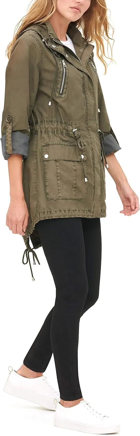 Levi's Women's Cotton Hooded Anorak Jacket (Standard & Plus Sizes)